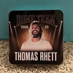 Thomas Rhett 2023 Home Team Tour VIP merchandise Game set Tin w/ Cards Dice Pin